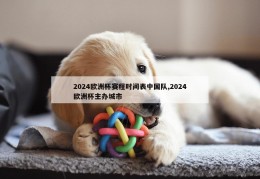 2024欧洲杯赛程时间表中国队,2024欧洲杯主办城市