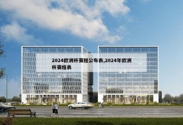 2024欧洲杯赛程公布表,2024年欧洲杯赛程表