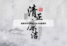 加索尔nba球员工会,cba加索尔