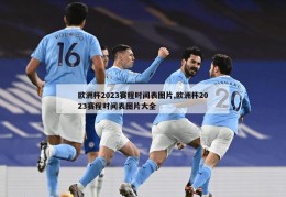 欧洲杯2023赛程时间表图片,欧洲杯2023赛程时间表图片大全