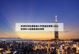 欧洲杯预选赛直播小罗直播在哪看,2021欧洲杯小组赛直播在哪看