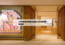 2024欧洲杯赛程分组表,2024欧洲杯预选赛