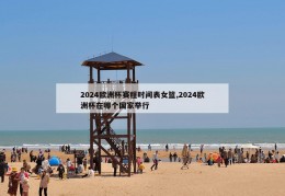 2024欧洲杯赛程时间表女篮,2024欧洲杯在哪个国家举行