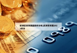 欧洲区世预赛最新积分榜,欧洲世预赛2021积分