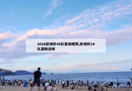 2026欧洲杯48队晋级规则,欧洲杯24队赛制说明